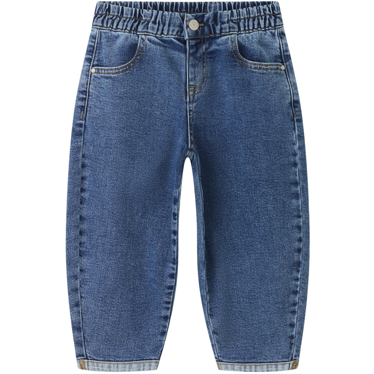 Name It Medium Blue Denim Nmfbella Barrel Dnm Jeans 4431-Bc