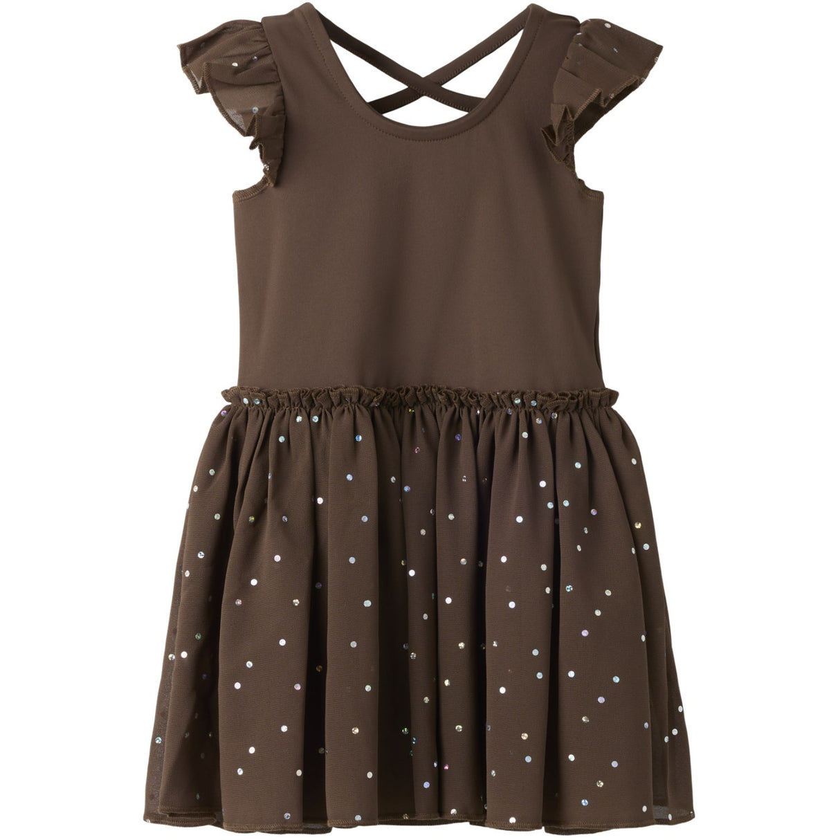 Name It Chocolate Martini Nmftulle Ss Dress