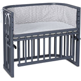 babybay® Grey Varnished Maxi Comfort Plus Co-sleeper