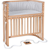 babybay® Natural Varnished Boxspring Comfort Plus Co-sleeper