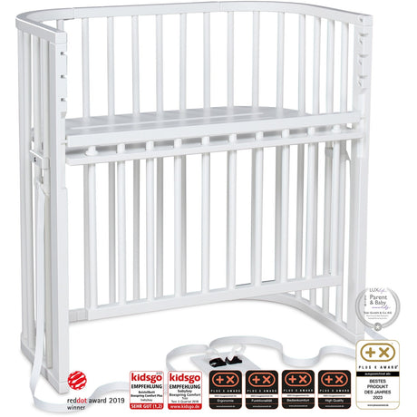 babybay® White Varnished Boxspring Comfort Plus Co-sleeper