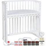 babybay® White Varnished Boxspring Comfort Plus Co-sleeper