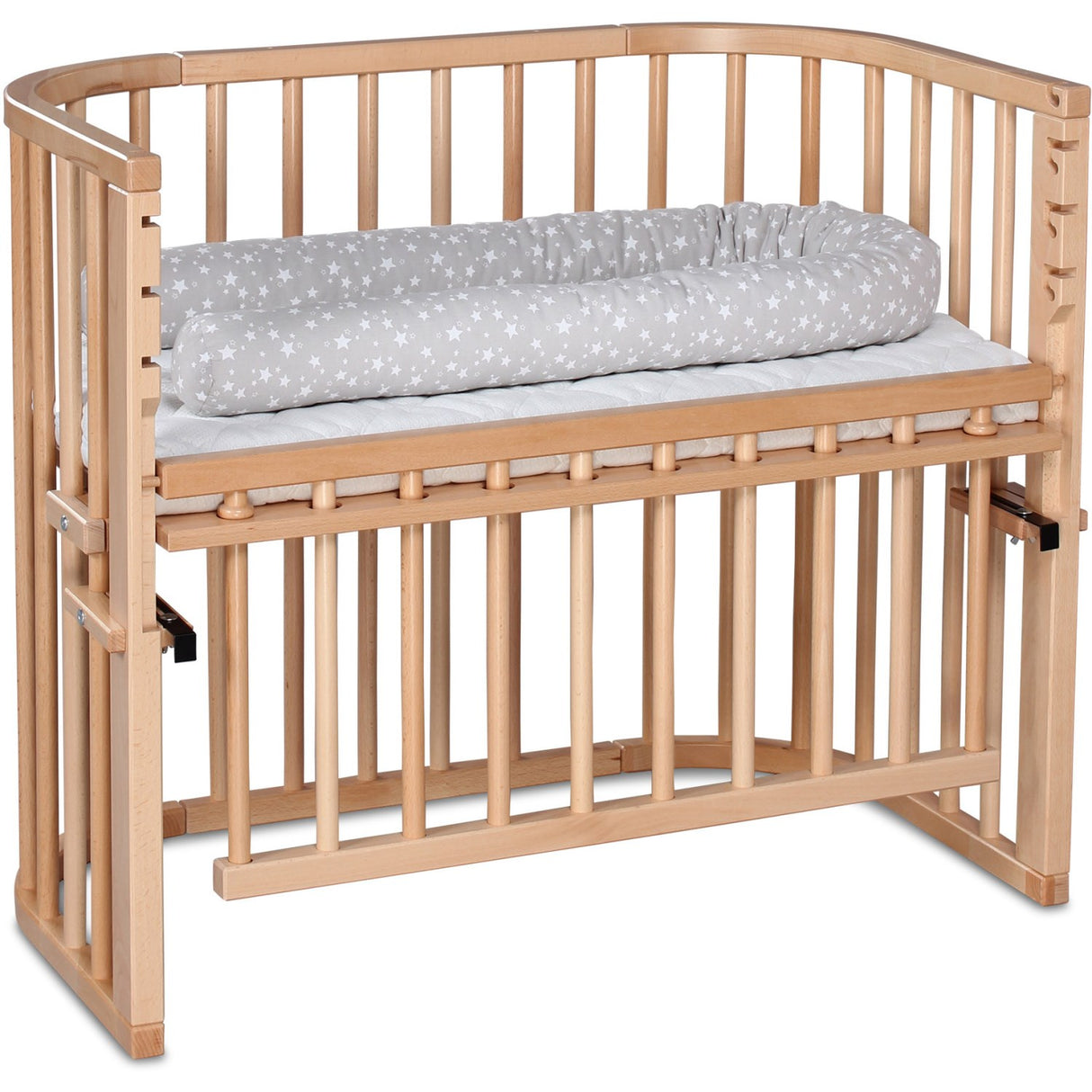 babybay® Natural Varnished Maxi Comfort Plus Co-sleeper