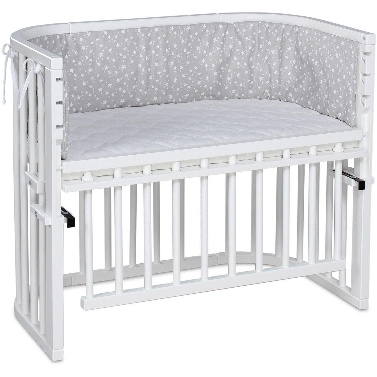 babybay® White Varnished Maxi Comfort Plus Co-sleeper
