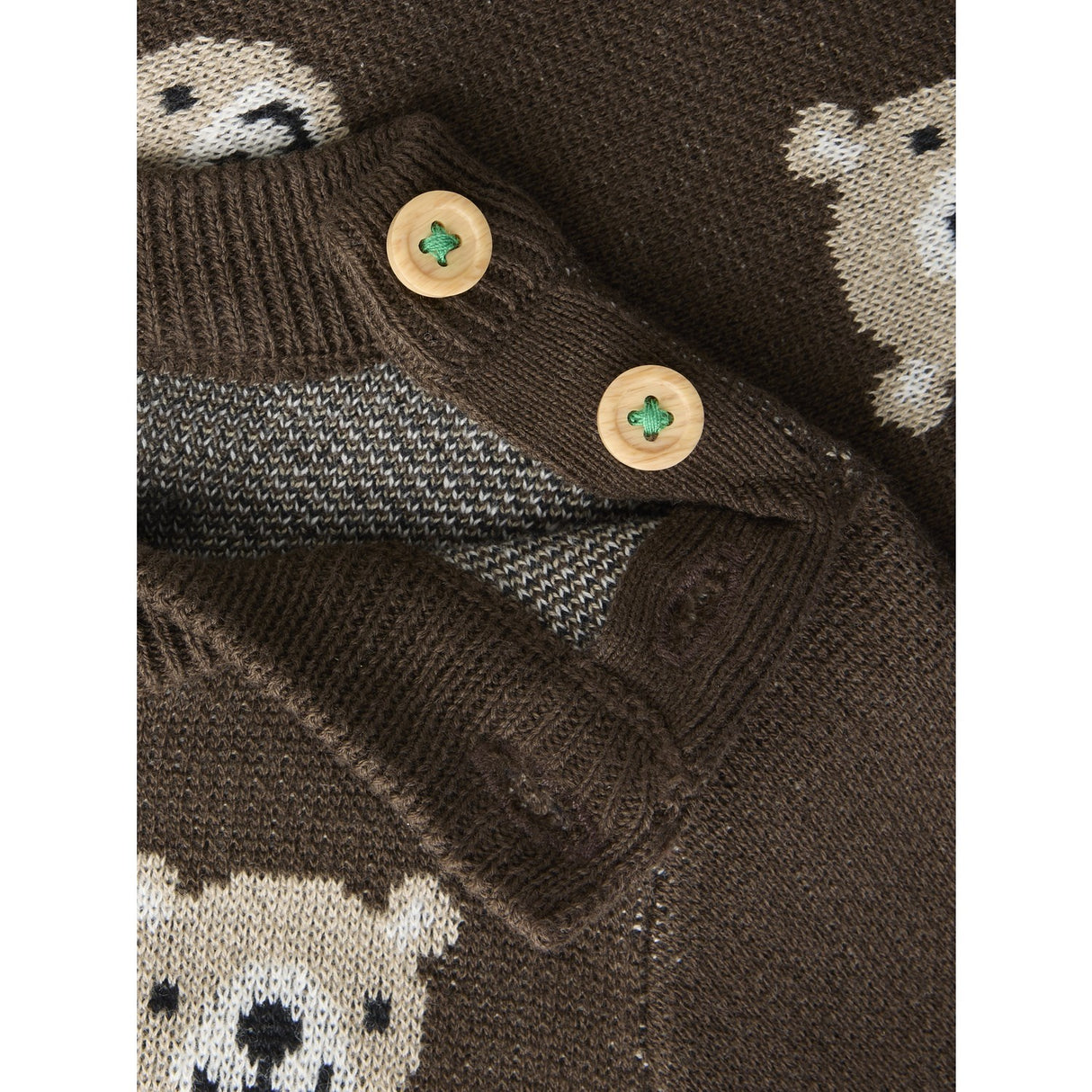Name It Chocolate Brown Nbmneil Ls Knit Top