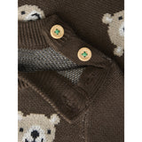 Name It Chocolate Brown Nbmneil Ls Knit Top