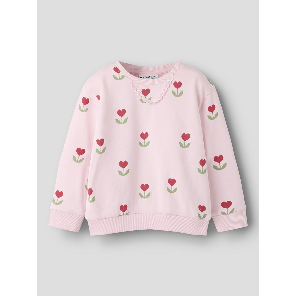 Name It Parfait Pink Nmfnancy Ls Nreg Swe Bru