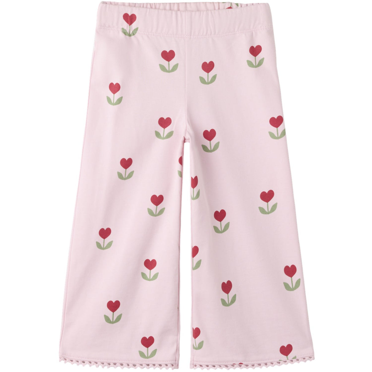 Name It Parfait Pink Nmfnancy Wide Swe Pants Bru