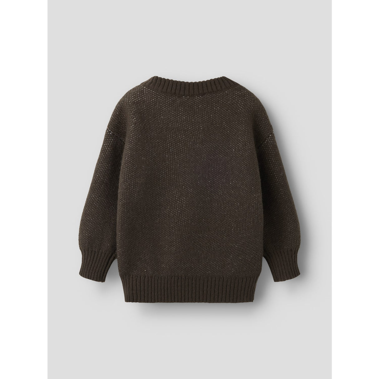 Name It Chocolate Brown Nmmnoah Ls Loose Knit