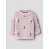 Name It Parfait Pink Nbfnela Ls Knit Top