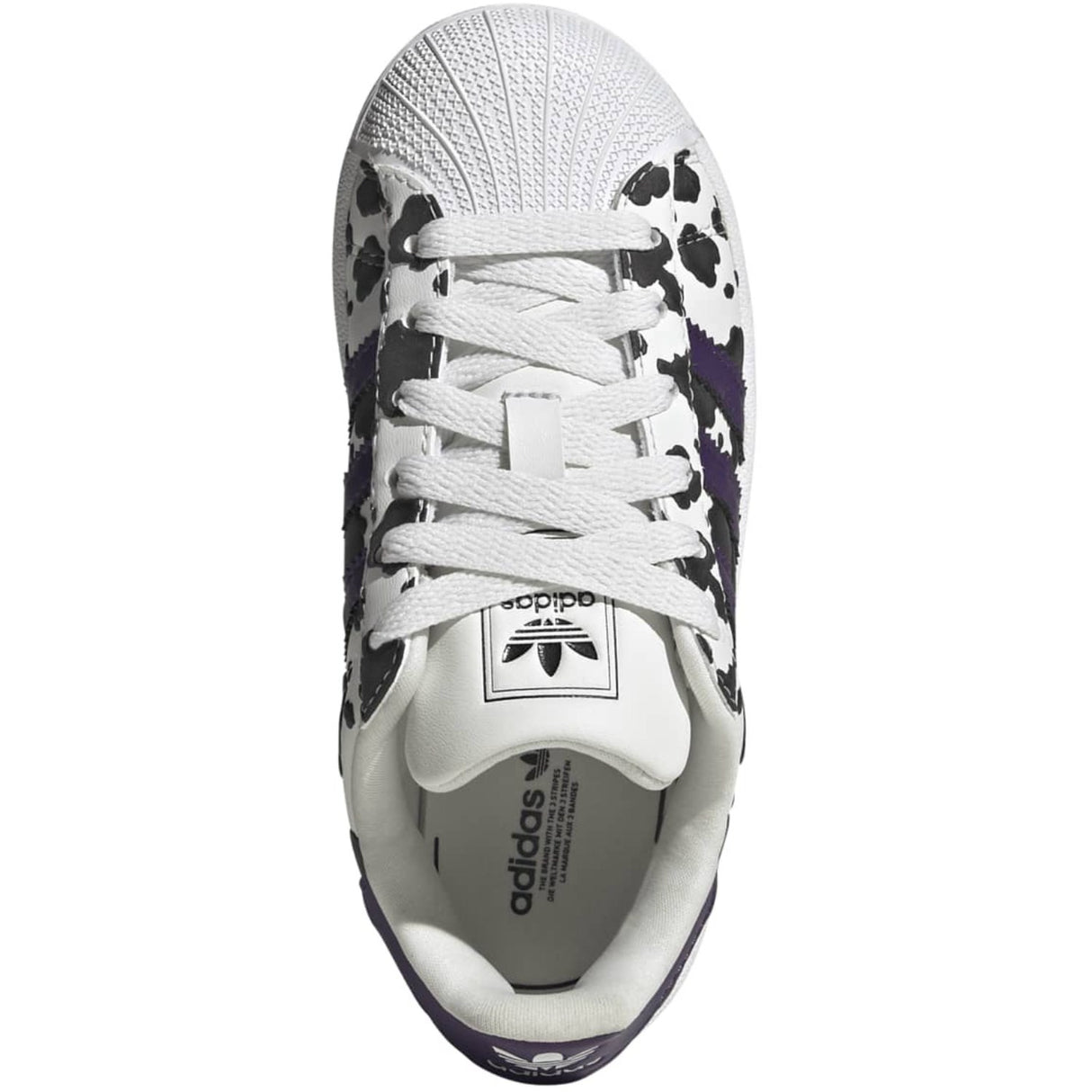 adidas Originals Crystal White Violet Ftwr White Superstar Ii C Sneakers