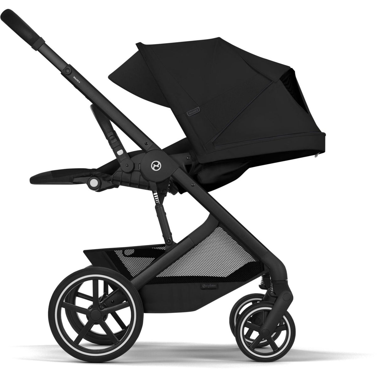 Cybex Moon Black Balios S Lux Blk Including Foldable Cot