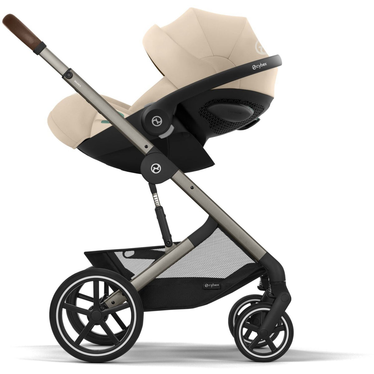 Cybex Almond Beige Balios S Lux Tpe Including Foldable Cot