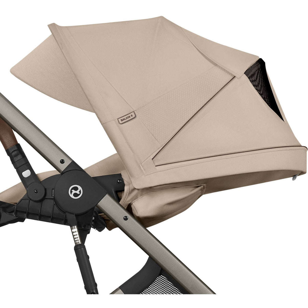 Cybex Almond Beige Balios S Lux Tpe Including Foldable Cot
