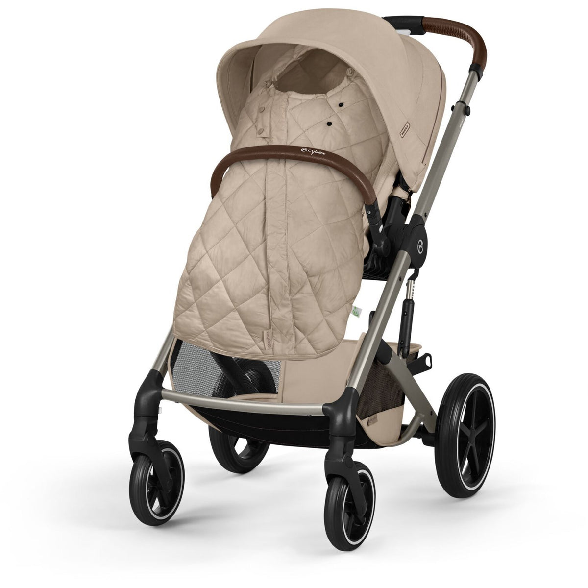 Cybex Almond Beige Balios S Lux Tpe Including Foldable Cot
