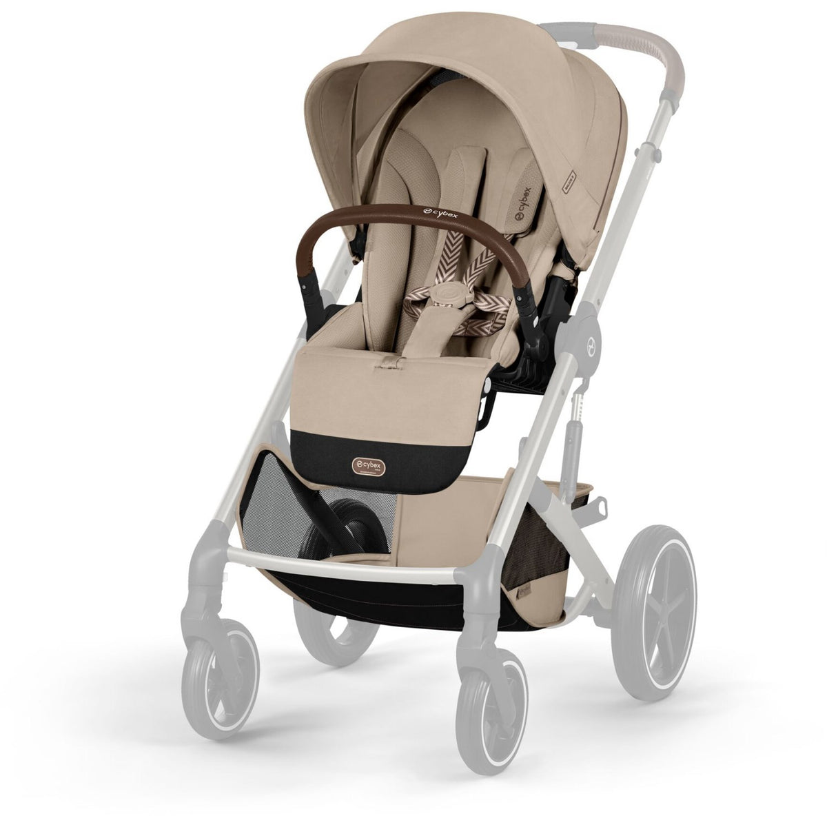 Cybex Almond Beige Balios S Lux Tpe Including Foldable Cot