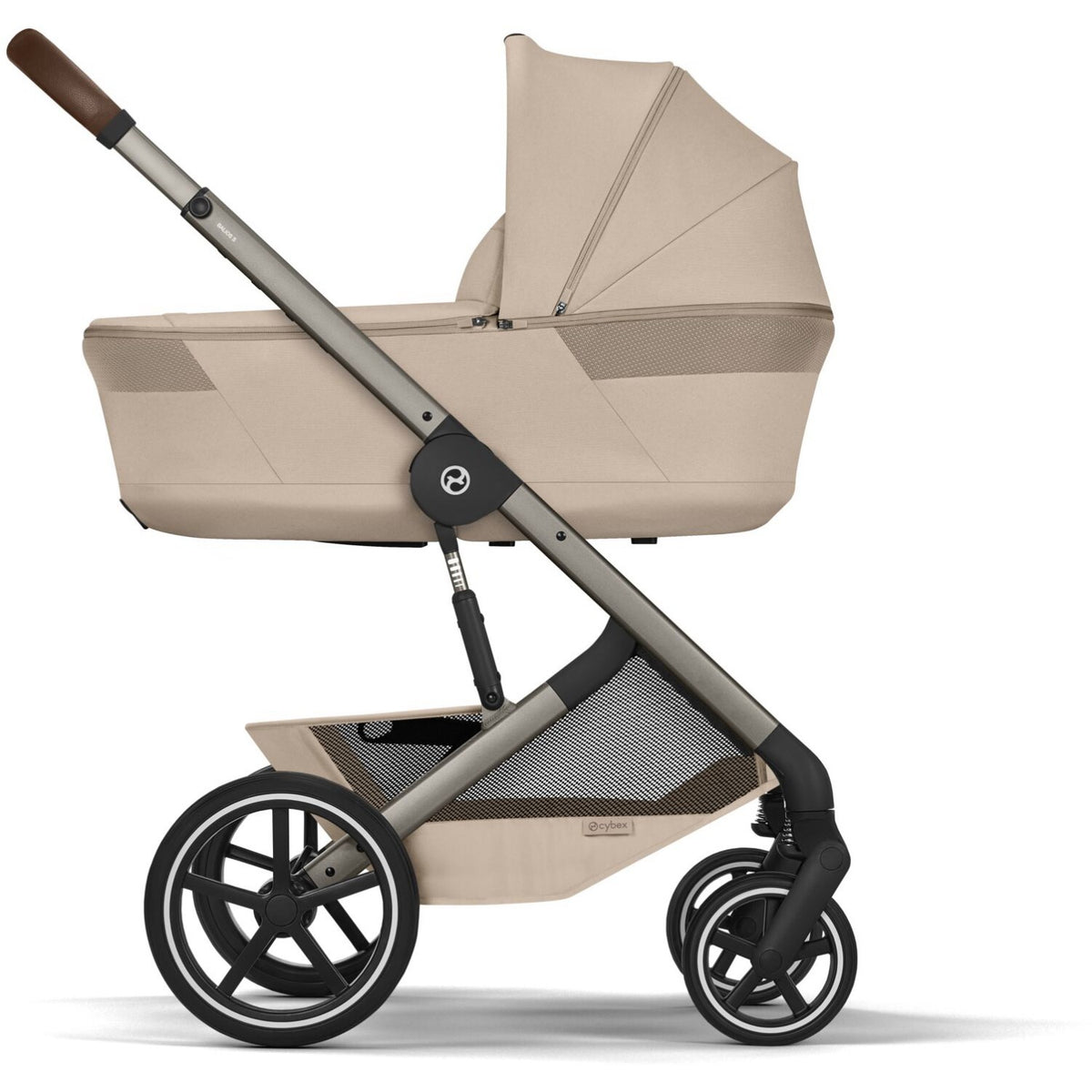 Cybex Almond Beige Balios S Lux Tpe Including Foldable Cot