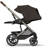 Cybex Chocolate Brown Balios S Lux Tpe Including Foldable Cot