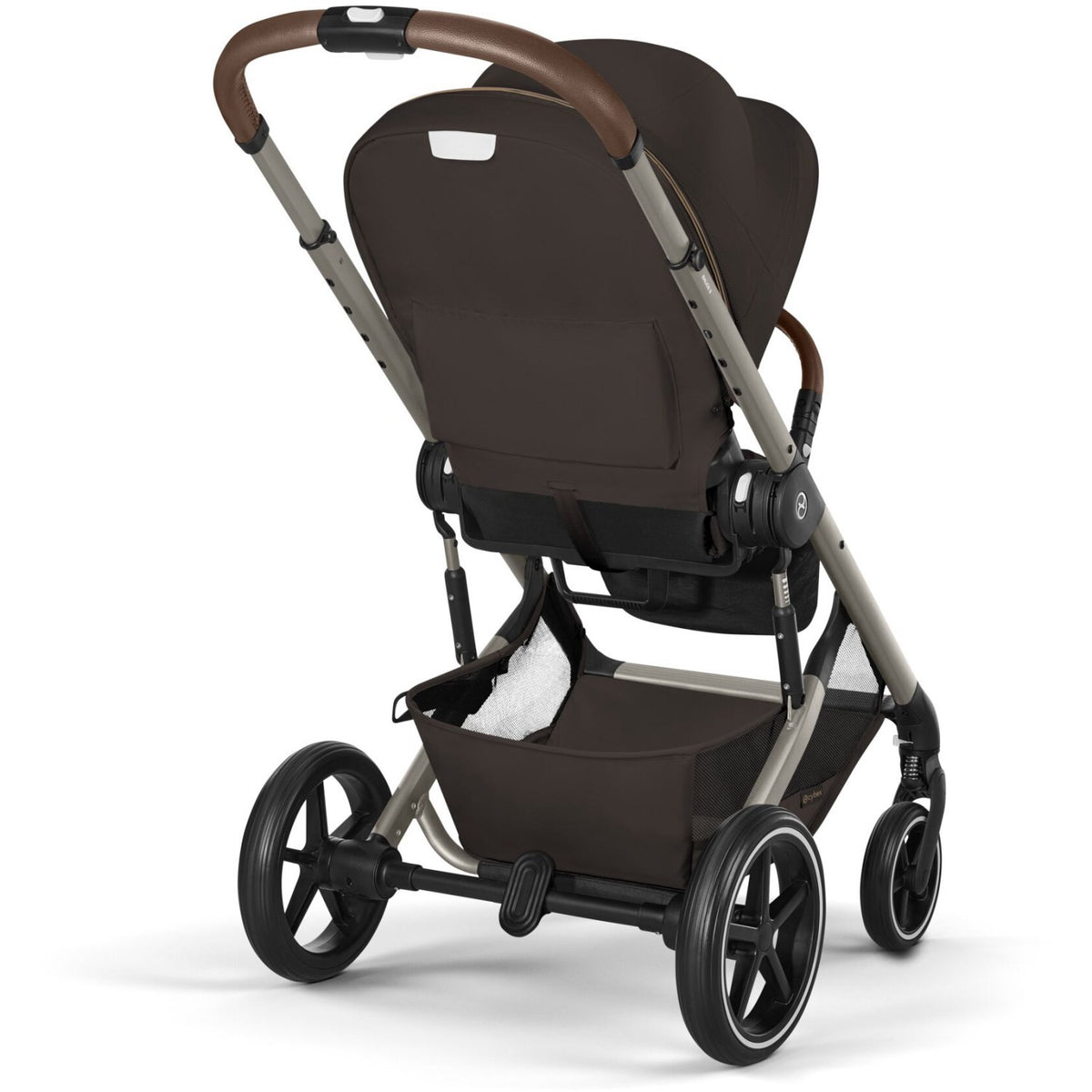 Cybex Chocolate Brown Balios S Lux Tpe Including Foldable Cot