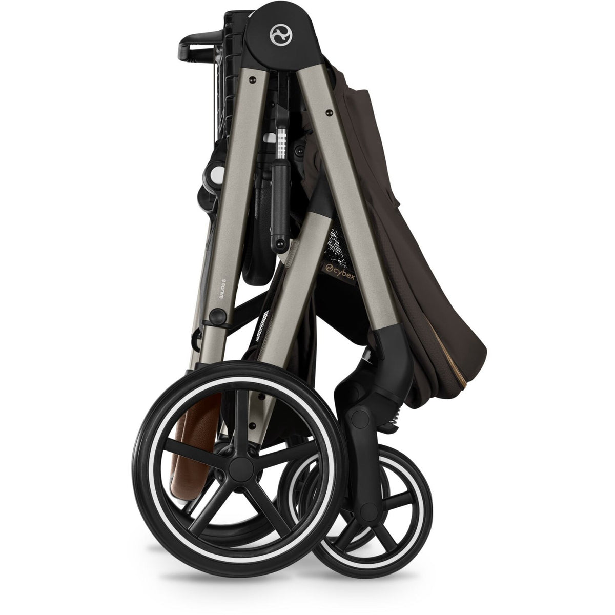 Cybex Chocolate Brown Balios S Lux Tpe Including Foldable Cot