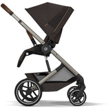 Cybex Chocolate Brown Balios S Lux Tpe Including Foldable Cot