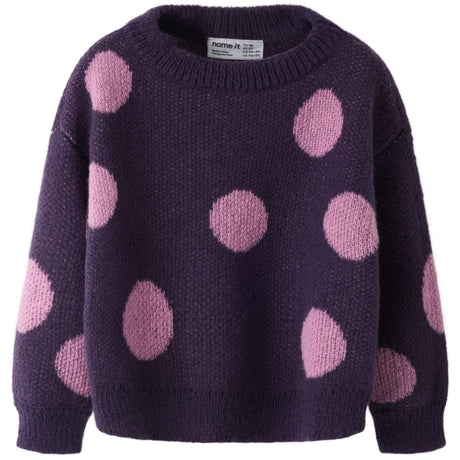 Name It Navy Cosmos Nmfolisa Ls Knit Bf