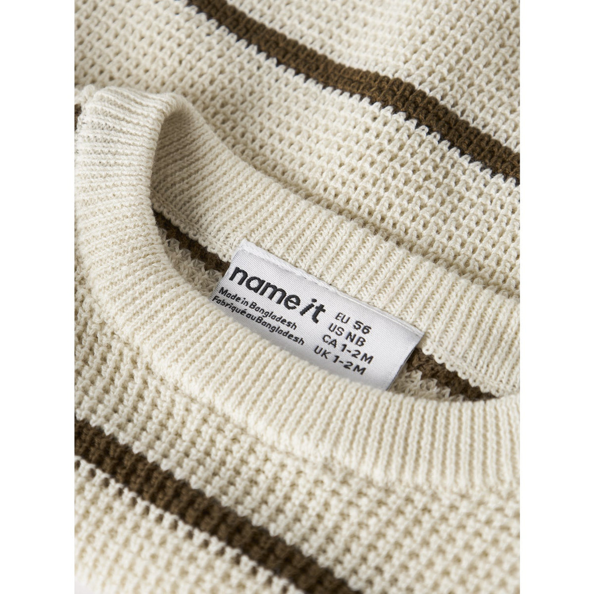 Name It Birch Sepia Nbmobob Ls Knit
