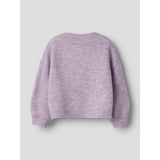 Name It Mauve Shadows Birch Hearts Nmfogusse Ls Knit
