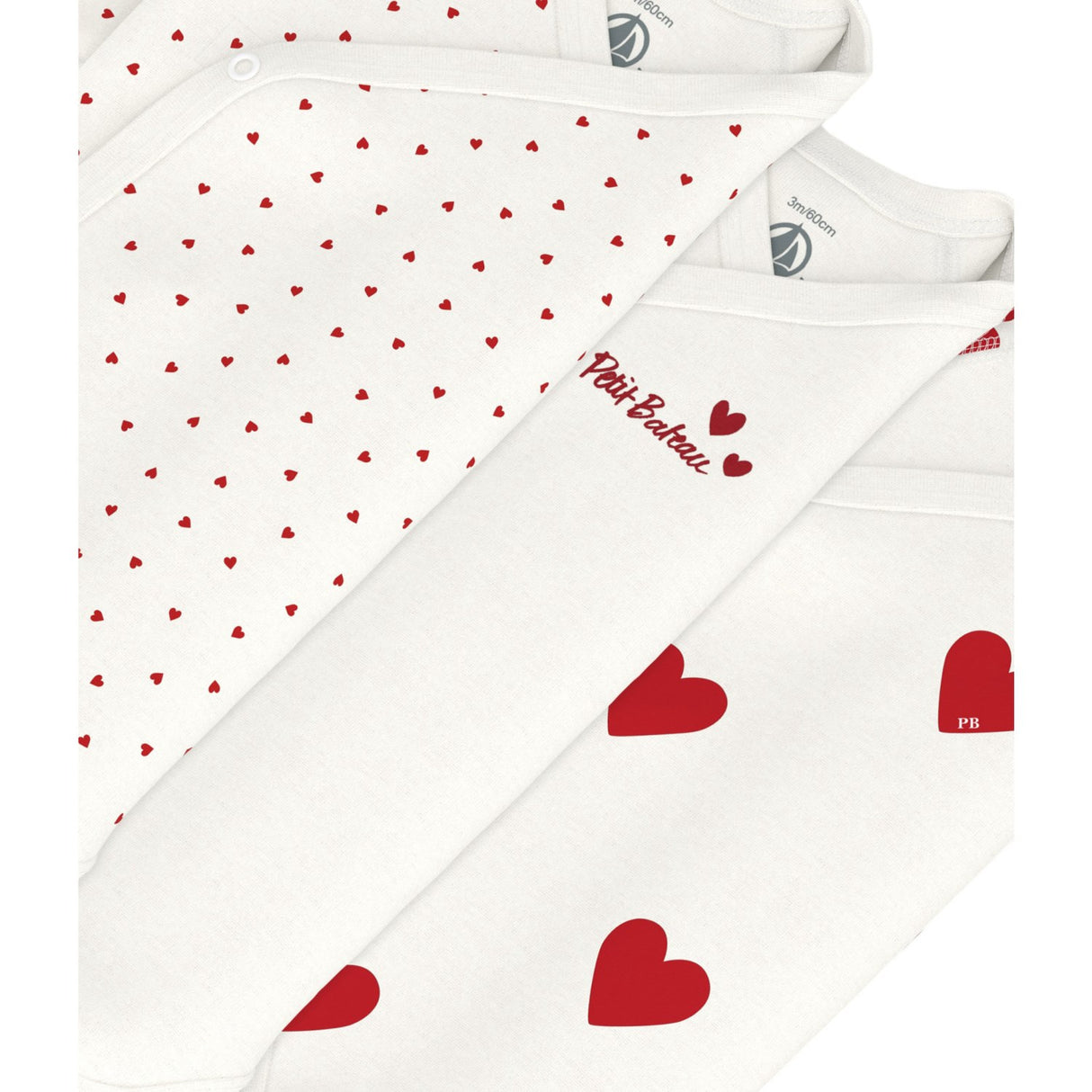 Petit Bateau Variante 1 Long Sleeve Bodysuit