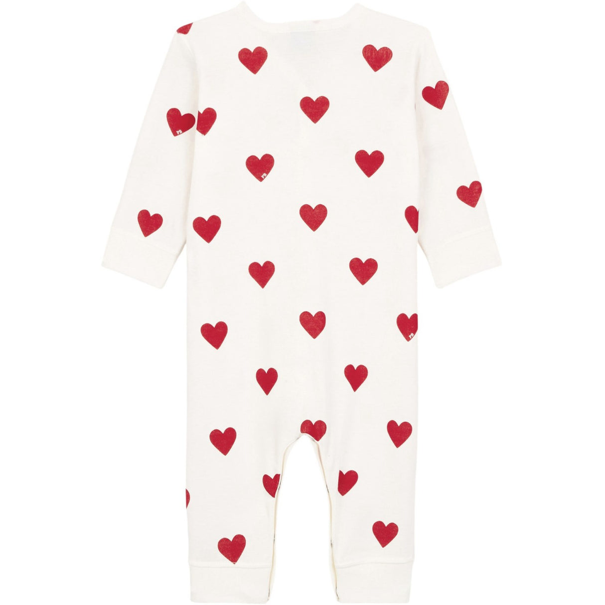 Petit Bateau MARSHMALLOW/TERKUIT Footless Sleepsuit