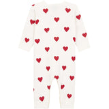 Petit Bateau MARSHMALLOW/TERKUIT Footless Sleepsuit