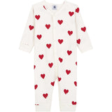 Petit Bateau MARSHMALLOW/TERKUIT Footless Sleepsuit