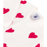 Petit Bateau Hearts Sleepsuit
