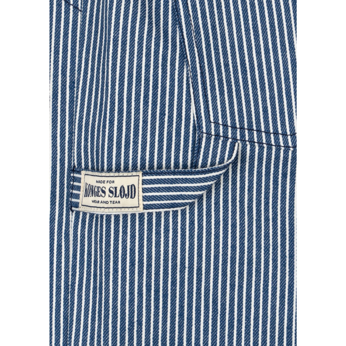 Konges Sløjd Blue Stripe Luc Pants Gots