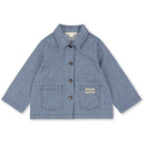 Konges Sløjd Blue Stripe Luc Shirt Jacket Gots