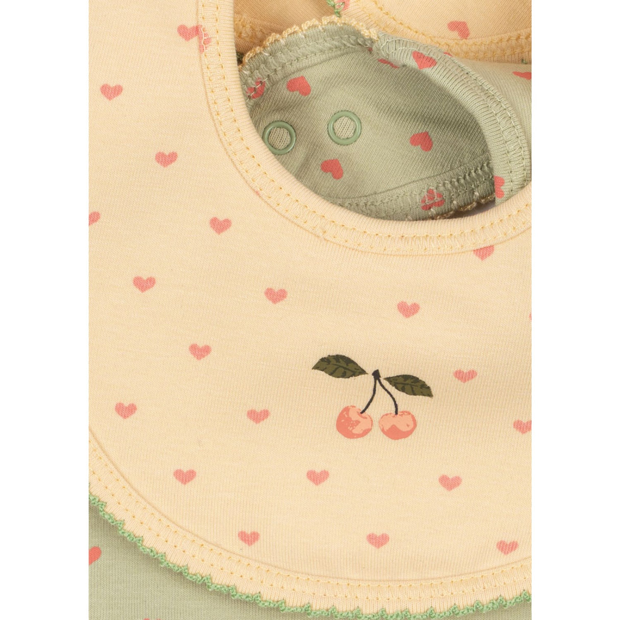 Konges Sløjd Coeur Golden/Coeur Lint Basic 2 Pack Bibs