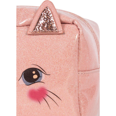 Konges Sløjd Cerise Glitter Pink Cat Pouch