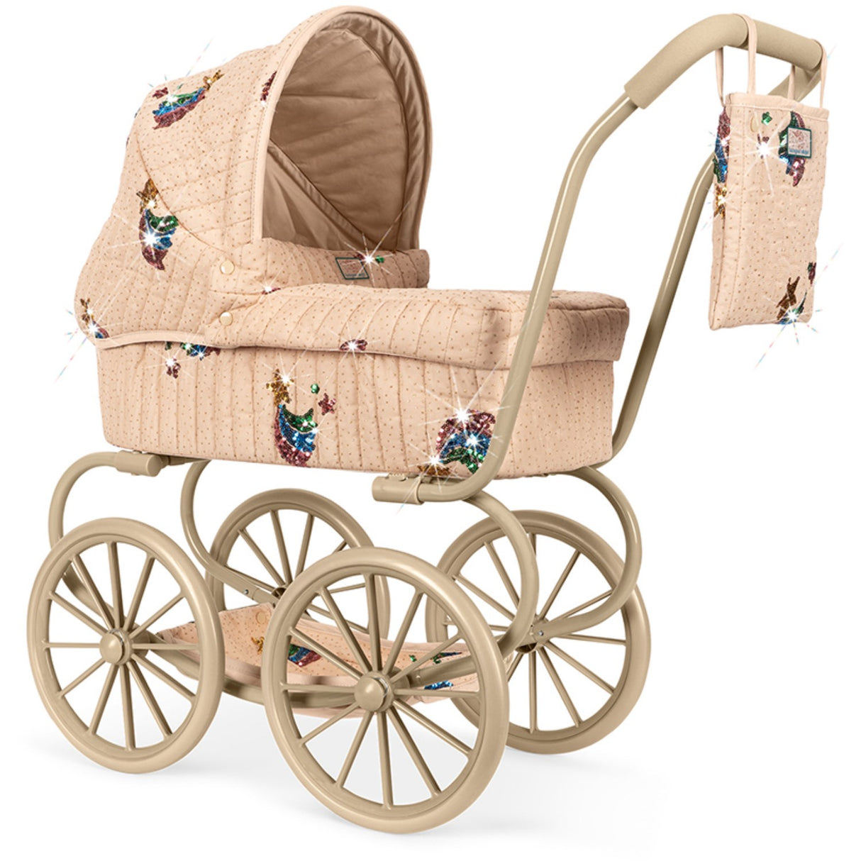 Konges Sløjd Rainbow Star Minnie Tulle Doll Pram