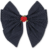 Konges Sløjd Dot Nuit Rose Rouge Bow Hair Clip