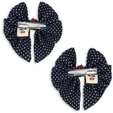 Konges Sløjd Dot Nuit 2 Pack Rose Rouge Bow Hair Clip