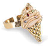 Konges Sløjd Gold Kitty Sweets Ring Set 6 Pcs