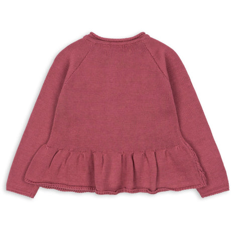Konges Sløjd Deco Rose Cabby Frill Cardigan Gots