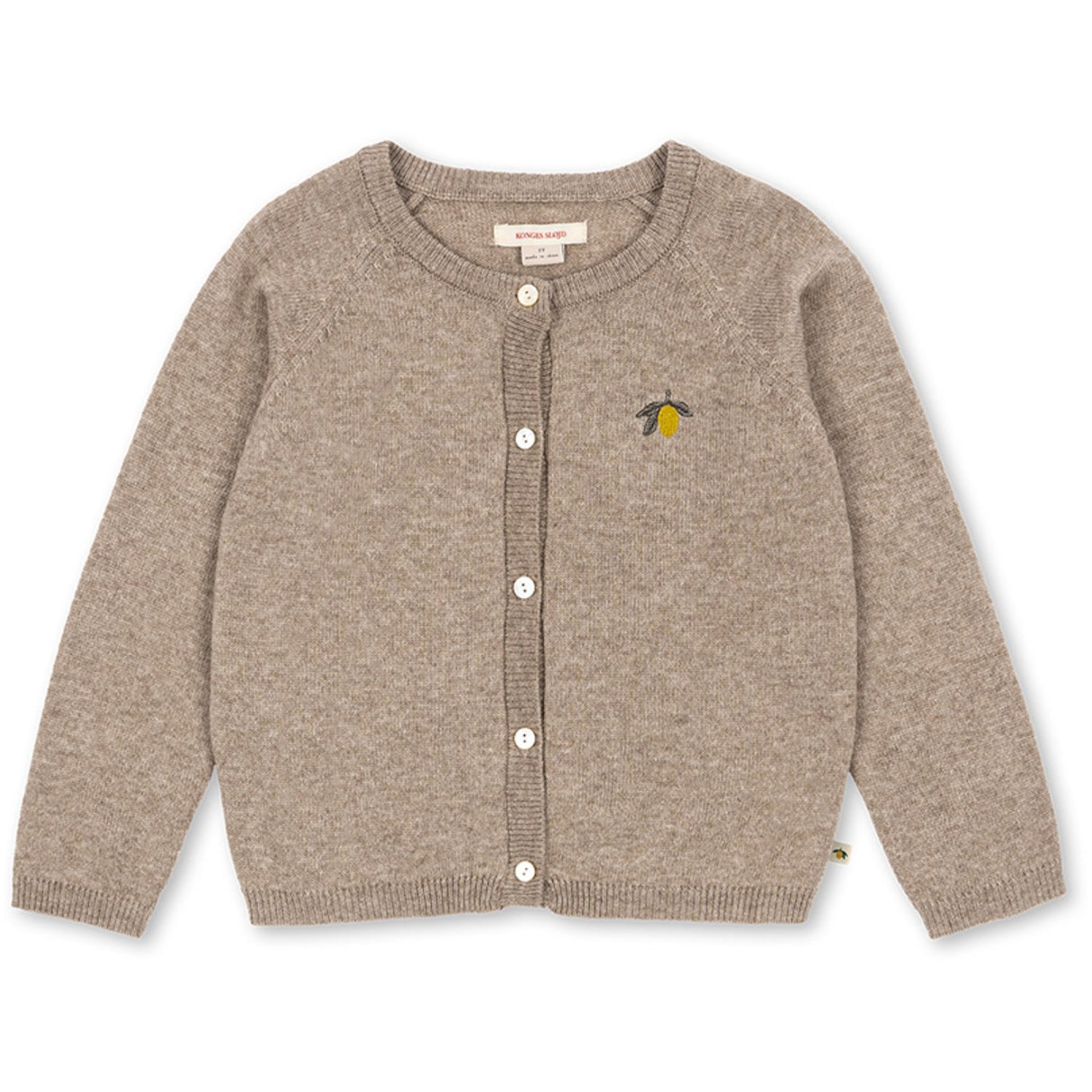 Konges Sløjd Light Brown Mattou Knit Cardigan