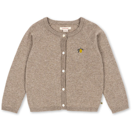 Konges Sløjd Light Brown Mattou Knit Cardigan