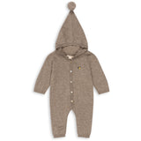 Konges Sløjd Light Brown Mattou Knit Onesie