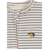 Konges Sløjd Stripe Como Basic Zip Onesie Gots