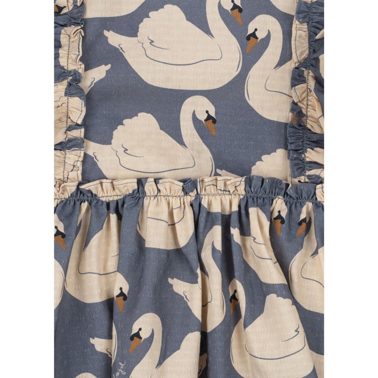 Konges Sløjd Swan Evia Ls Bow Dress Gots