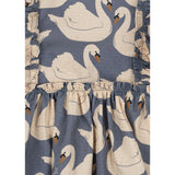 Konges Sløjd Swan Evia Ls Bow Dress Gots
