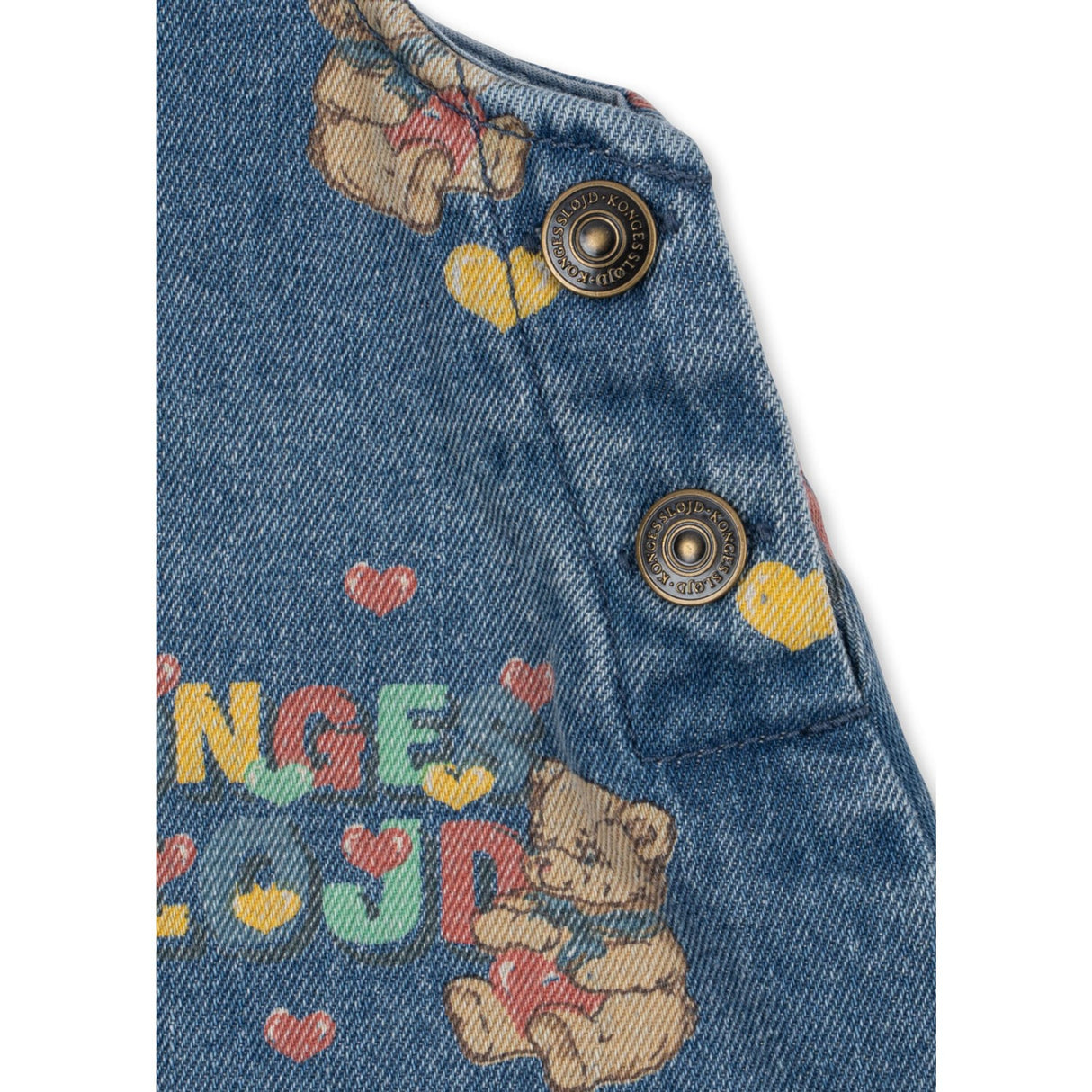 Konges Sløjd Teddy Coeur Magot Overall Dress Gots