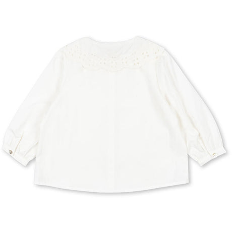 Konges Sløjd Optic White Rilo Collar Shirt Gots